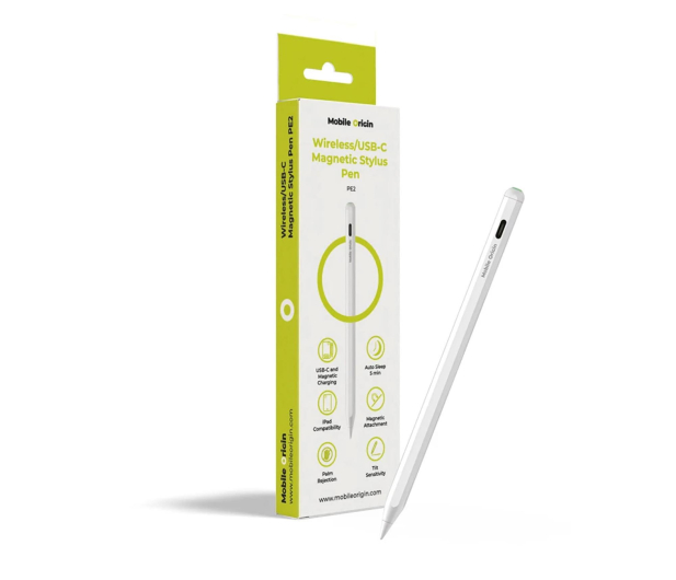Mobile Origin Wireless/USB-C Magnetic Stylus Pen PE2 - 1456662 - zdjęcie